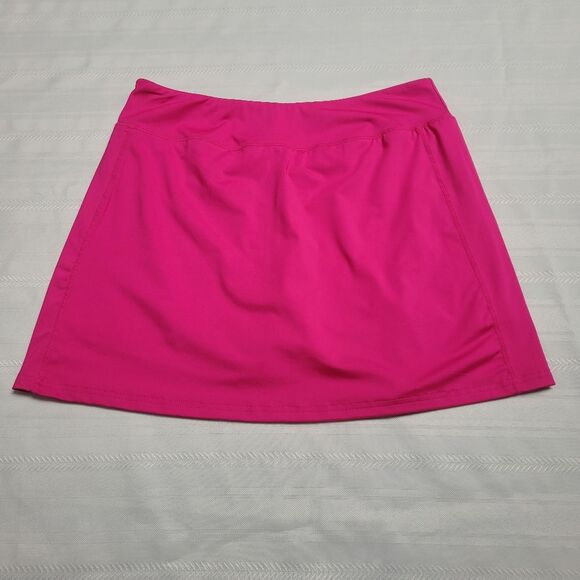 BlevonH Skort Barbie Pink Athletic Hidden Pocket Mesh Inner Shorts Size Large - Picture 1 of 11